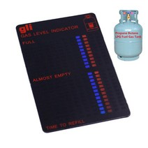 복합가스측정기 가스 탱크 레벨 표시기 프로판 부탄 LPG 연료 마그네틱 게이지 캐러밴 병 온도 측정 스틱 부탄 실린더