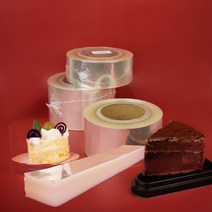 조각케이크띠 opp 피스띠 1000장 피스롤 1롤 5cm 6.5cm 8cm x30cm 250m 얇은 비닐재질 띠지, opp피스롤 1롤