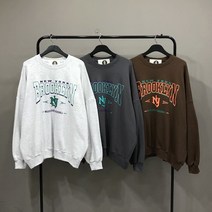 맨스토리 남여공용 쭈리면 브루클린 오버핏 맨투맨