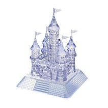 3D입체퍼즐 - 캐슬(투명) (크리스탈퍼즐) 건축물 플라스틱퍼즐, 단품