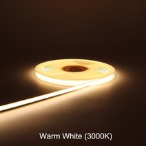 모니터조명 LED책상스탠드 공부등 8mm 5mm 와이드 코브 LED 스트립 조명 DC 12V 24V 빨간색 녹색 얼음 핑크 옐로우 따뜻한 차가운 흰색 테이프 바 CRI 90 가정, Warm White+DC 24V 8mm PCB+1 me