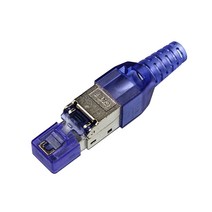 CCTV 이더넷 케이블 도구 헤드 플러그 용 크리스탈 CAT7 RJ45 커넥터 도구없는 커넥터 없음 크림프 커넥터, 푸른