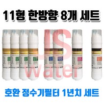 동양매직 WPU-3102F 호환정수기필터 11인치 한방향 8개1셋트, 1개, B타입