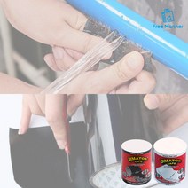 쉬운 강력 보수 누수테이프 블랙 화이트 택1 배수관 물탱크 스피드보수 시공 방수패치, 블랙(10x150cm) 1P