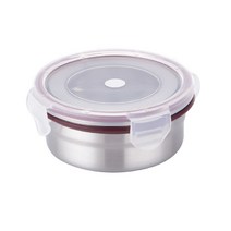 스텐락 클래식 스텐밀폐용기 원형 3호 300ml, 1개