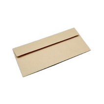 단단한 크라프트지 종이 봉투 175 x 85 mm, 10개