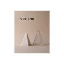 몰드 초 캔들 첨탑 콘 양초 금형 스타 플라스틱 금형 피라미드 및 기타 많은 대형 플라스틱 양초 금형 플라스틱 금형, 7x 7 x14cm