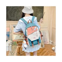 와이케이하우스 일본어 ins schoolbag 여성 대학 스타일 소녀 캠퍼스 대비 컬러 배낭 대용량 중학생 배낭_70111