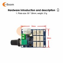 DC 12V 2 채널 4 와이어 팬 PWM 온도 컨트롤러 PC 모터 속도 NTC 10K 프로브가 있는 LED 디지털 조절기, 한개옵션0