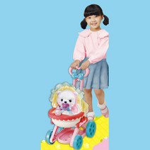소리나는 강아지 동물 장난감 유모차 유아 키즈카페 작동장난감 인지능력 아기장난감