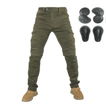 라이딩진 바이크팬츠 봄여름 가을 클래식 오토바이 바지 야외 라이딩 보호 장비 포함 낙하 방지 신제품, 04 4