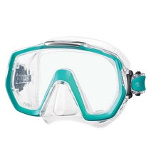 투사 TUSA M-1003 Freedom Elite Scuba Diving Mask Black 515708, Ocean Green