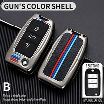 자동차 키 케이스 다채로운 아연 합금 커버 셸 홀더 Roewe RX5 MG3 MG5 MG6 MG7 MG ZS GT GS 350 360 750 W5 액세서리, [01] Grey Set