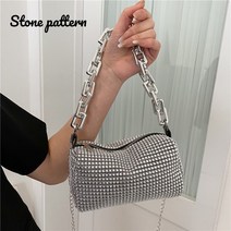 bling diamond design small crossbody 메신저 백 여성용 2022 여름 트렌드 럭셔리 패션 여행 어깨 핸드백 지갑