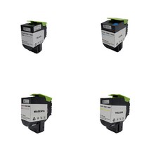 DDA 재생토너 렉스마크 CS310n 4색 1세트 검정 4000매/칼라 3000매, 1set