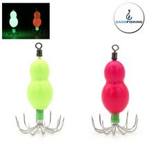 KN피싱 쭈킬 쭈꾸미 눈사람 애자 갑오징어 에기 문어 낚시 채비, 핑크야광 12호(48g)