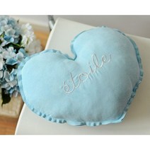 별 하트 모양 쿠션 아이방꾸미기 소파 쿠션 블루 2종