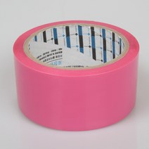 우림 박스테이프 중포장컬러 50M 50개 칼라 색깔, 중포장컬러/핑크