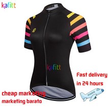 2022 Kafitt 여성용 반팔 저지 자전거 의류 Ropa Ciclismo Road 자전거 타기 셔츠 빠른 건조 유니폼 통기성 여름