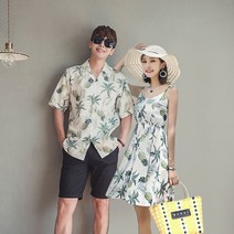 미니미 파인애플 허니문 시밀러 비치웨어 커플룩 OP16932F미니미 파인애플 허니문 시밀러 비치웨어 커플룩 OP16932F, 여성용/아이보리