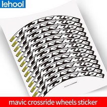 자전거 스티커 Mavic crossride 산악 자전거 휠셋 스티커 26 27.5 사용, 27.5 인치 레드