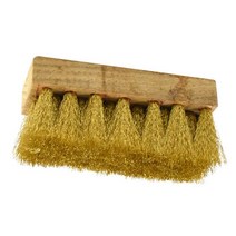 황동브러쉬 신주 연마솔 나무사각솔, 1개