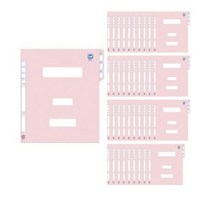 서일산업 정부화일 A4, 분홍, 60개입