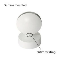 야외 방수 IP67 LED 벽 램프 표면 장착 led 돌출 라이너 통로 침실 장식 조명 창, Round-white, 8W, red