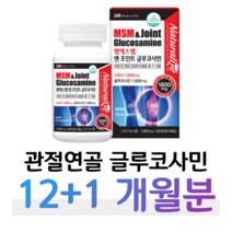 관절엔 MSM 조인트 글루코사민 그루코사민 엠에스엠 매일 프리미엄 캡슐 우리 무릎 관절 연골 건강 도움 튼튼 솔루션 홈쇼핑 영양제 성분 효능 바이탈 밸런스 360 비교 100 년, 13통, 1800mg x 60정 (하루 2정)