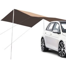 차박텐트 오토캠핑 야외 차박 휴대용 자동차 천막 210D 옥스포드 천 캠핑 텐트 차양 그늘 방수 그늘막 햇빛 가리개, 02 300x200cm