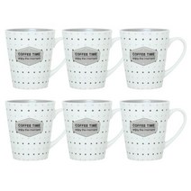 JHW041958[도매포유]모던 클리지 머그컵 그레이 6P