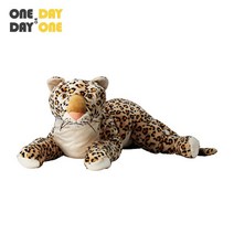이케아 MORRHAR 모르호르 봉제인형 표범 인형 베이지 80cm, 305.067.91, 표범 80cm