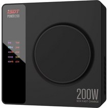 ISDT POWER 200 PD 급속 충전기 USB Type-C 200W 4포트 +1 무선 충전, 파워 200
