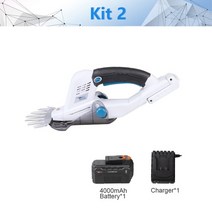 수목전지 가지치기 나무접목기 특수가위 NEWONE 20V 무선 잡초 트리머 잔디 지퍼 트림 커터 가든 에저 잔디 깎는 기계 잔디 스트리머 헤지 커터 가지 치기 정원 도구, 협력사, 4A 배터리가 있는 kit2