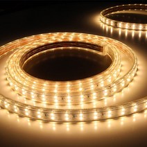 LED AC 220V LED 논네온 방수 스트립 인테리어 줄 조명, 9M, 전구색(노란빛)