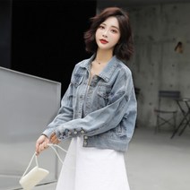 여성 데님 봄자켓 청자켓 코디하기 좋은 간절기아우터