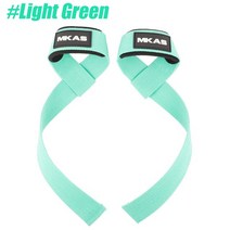 스포츠용품 액세서리 2Pcs Fitness Lifting Straps Weightlifting Wrist Support Belt for Women Men Gym B, 05 Light Green