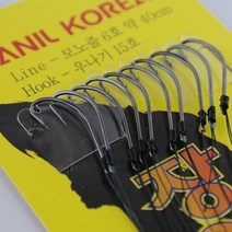 장어 낚시 바늘 10개입 채비 우나기 바늘 14호 ~ 17호, 장어전용바늘 17호(10개입), 1개