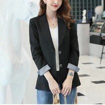 넷투넷코리아 여성 정장 자켓 심플 캐주얼 기본 슬림 면접 아우터