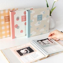 태아사진 태교 앨범 초음파 다이어리, 오렌지체크