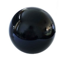 문진 황동 유리 30mm40mm 혼합 색상 공 구 마술 fengshui 수정 구슬 크리스탈, 검은색, 40mm