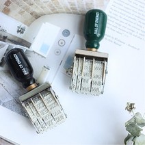 사업장 이벤트 매장쿠폰 발행용 날짜도장 서무실 관공서 공공기관 거래처, 블랙