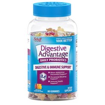 해외 Digestive Advantage 프로바이오틱 효소 80젤리, 1개