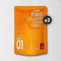 미쓰리 떡볶이 소스 업소용 (순한맛) 780g x 2개