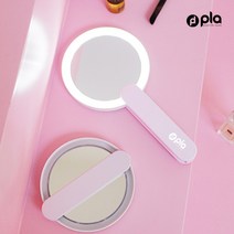 플라 LED 손거울(핑크) 학생손거울 여자손거울 예쁜거울, 상세페이지 참조, 상세페이지 참조