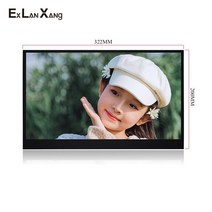 휴대용모니터 14 인치 1920x1080 IPS FHD LCD 화면 HDMI USB 입력 얇은 게임 디스플레이 휴대용 모니터, 02 14 inch