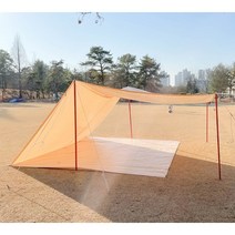 코스트코 트레이더스 다이소 이마트 캠핑 텐트 타포린 그라운드시트 방수포 풋프린트 타프, 진회색, PVC (0.52T)호루
