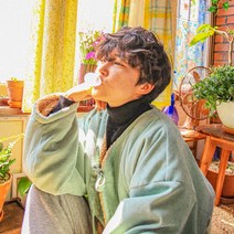 [마고자] 한텐 아닌 생활한복 + 목도리 세트 / 리버서블 양털자켓 / 개량한복 / 겨울한복 / 크리스마스선물 / 크리스마스룩