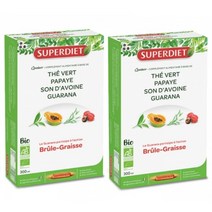 SUPER FAT BURNING QUARTET 슈퍼 팻 버닝 녹차 파파야 과라나 함유 15mlx20앰플 2팩