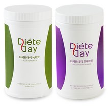 디에트데이 다이어트 쉐이크 2종 보틀세트, 녹차맛, 고구마맛, 필요없음, 1세트